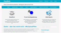 Desktop Screenshot of klug-media.com