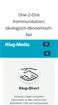 Mobile Screenshot of klug-media.com